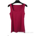 Gilet in maglia girocollo da donna